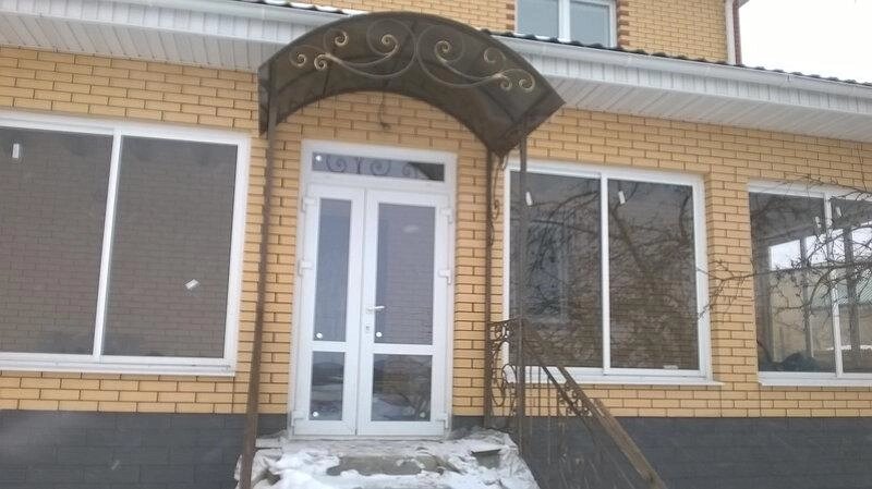 Кованый козырек КнК-5